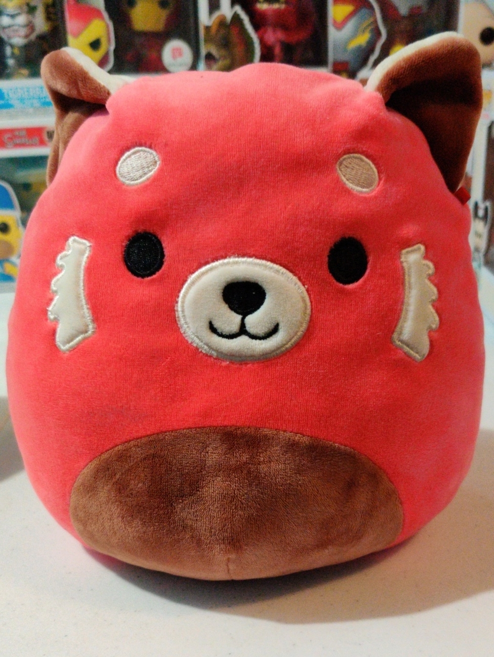 Kids Plush Red Bear Backpack Accessory